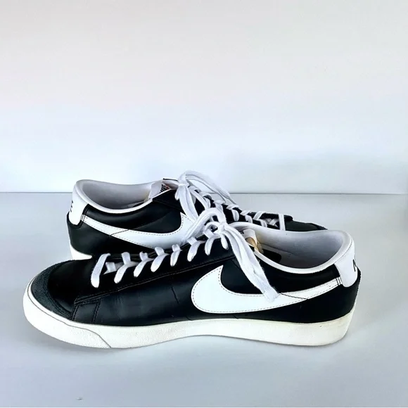 NIKE Blazer Low '77 Vintage Black White Shoe Sneaker DA6364-001 Mens Size 14 - Picture 4 of 14